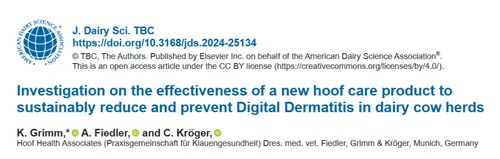 Hoofoss Trail Journal of Dairy Science Mortellaro