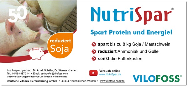 NutriSpar Anzeige Schweine agrarheute ViloFoss
