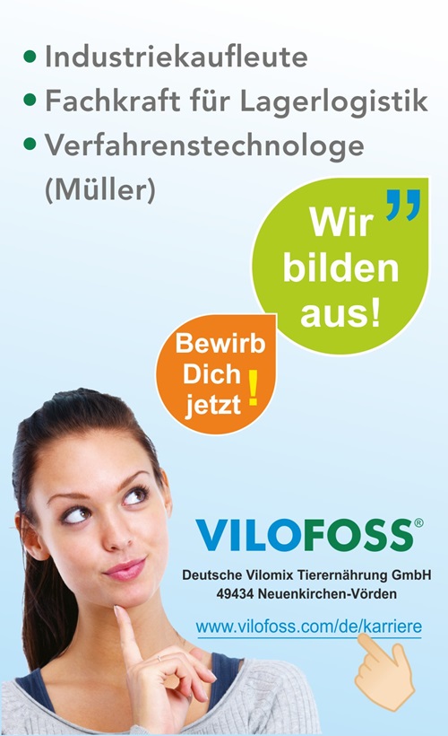 Ausbildung Industriekaufleute Fachkraft für Lagerlogistik Verfahrenstechnologe  (Müller) Deutsche Vilomix