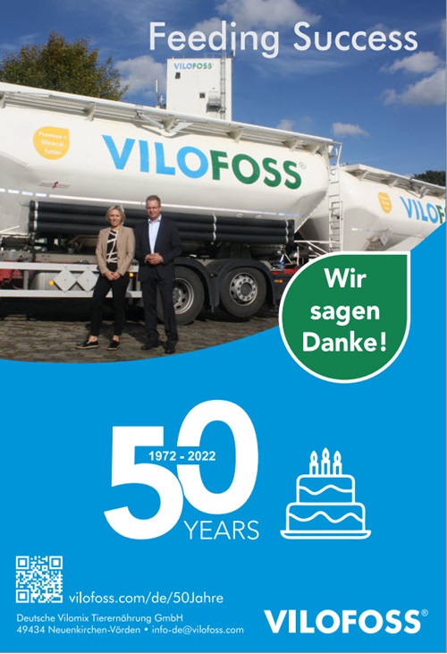 Anzeige Land + Forst 50Jahre Vilomix Vilofoss