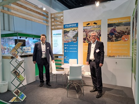 Frackenpohl und Dreyer aufm Messestand 