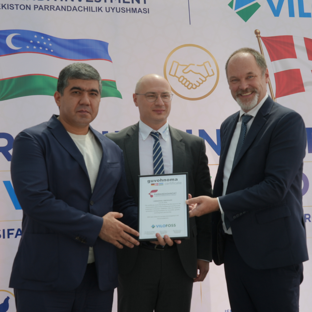 Vilofoss and Partners at ceremony in Uzbekistan 2026